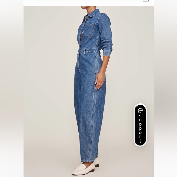 DL1961 Women's Classic Blue Denim Jumpsuit Coveralls XS - Picture 2 of 9